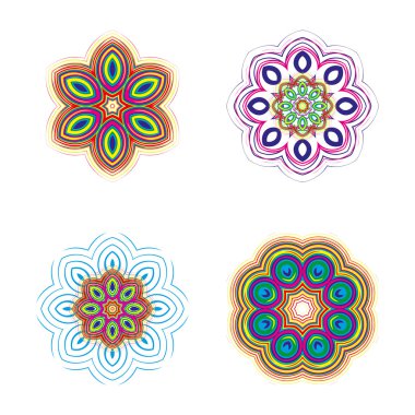 Tasarımınız için güzel dairesel desen. Dairesel desenleri.