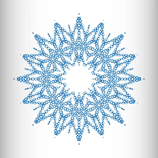 Flocons de neige vectoriels pour décorer vos vacances et votre travail de design . — Image vectorielle