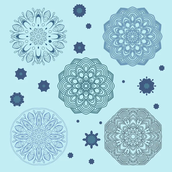 Patrón circular vectorial de un color . — Vector de stock