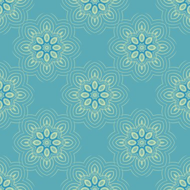 Vector seamless pattern background. Floral ornament. Seamless pattern. Vector drawing.