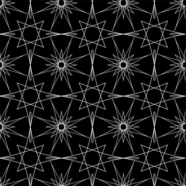 Rhombus ve edikula düğümlerden geometrik arka plan çeşitli düğümlerin boyutlu daireler ile yinelenen