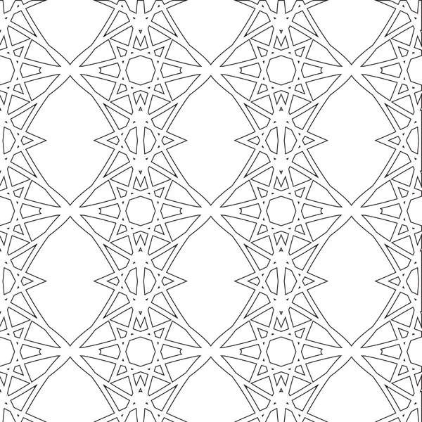 Monochrome élégant motif sans couture — Image vectorielle