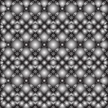 Karmaşık geometrik desen. Dikişsiz desen ince çizgiler. Siyah beyaz tek renkli süsleme.