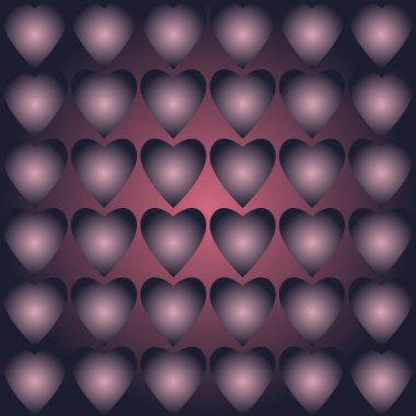 Sevgililer kalp. vektör çizim.