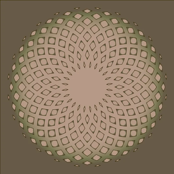 Geometric circular pattern. — Stock Vector