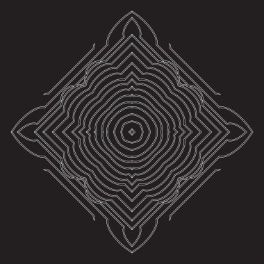 The square of fine lines