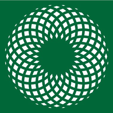 Dairesel geometrik desen.