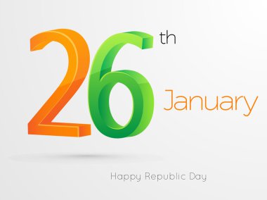 Hint Bağımsızlık günü şık metni safran ve yeşil renkle