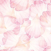 Aquarell nahtloses Muster mit Blütenblättern