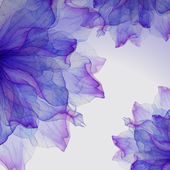 szirmok lila virág mintával
