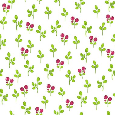 cranberries ile çiçek desenli