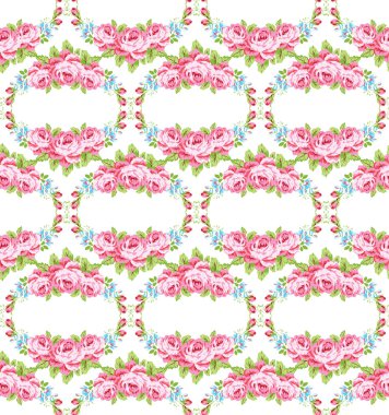 çiçek desenli Bahçe pembe Güllü