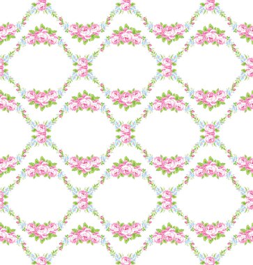 çiçek desenli Bahçe pembe Güllü