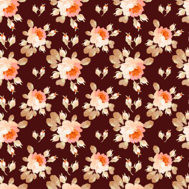 çiçek gül ile Seamless Modeli