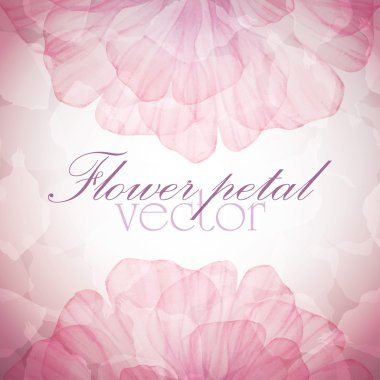 Suluboya çiçek vintage kartı