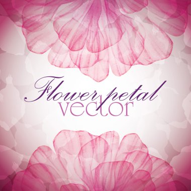 Suluboya çiçek vintage kartı