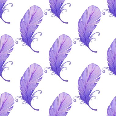 kuş tüyleri ile Seamless Modeli