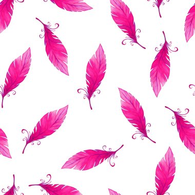kuş tüyleri ile Seamless Modeli
