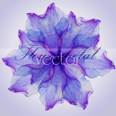 pattern with Purple flower petals clipart
