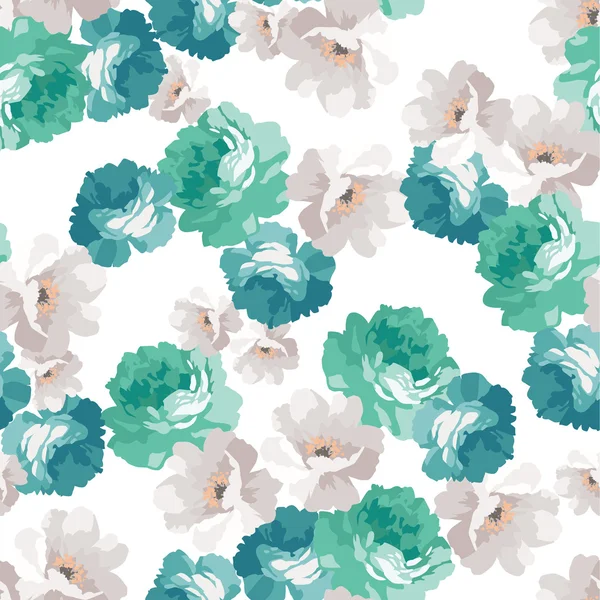 çiçek desenli mavi Güllü