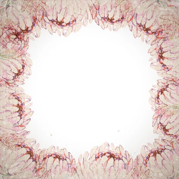 Motif sans couture avec chrysanthèmes roses — Image vectorielle