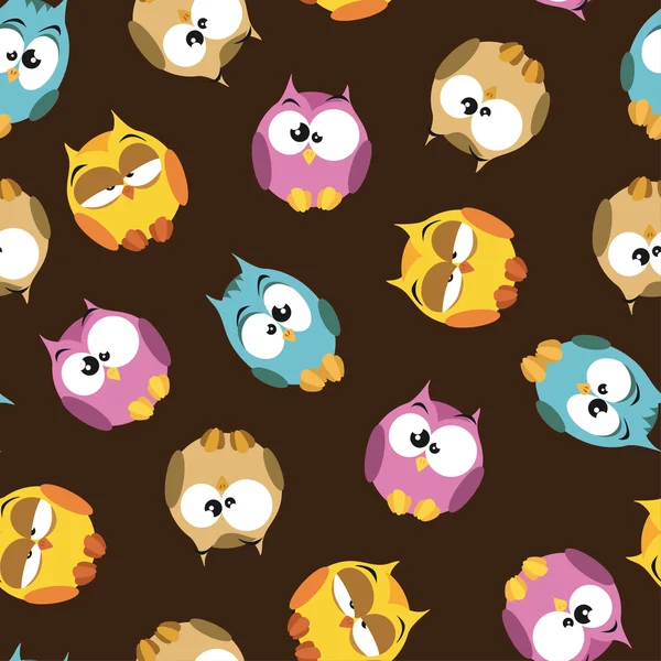 desen ile karikatür baykuşlar