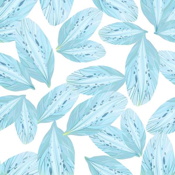 Pattern with Blue flower petals — Stock Vector © LoveLava 91195258