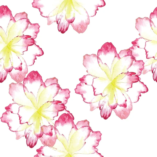 水彩花柄ビンテージ カード — ストックベクタ