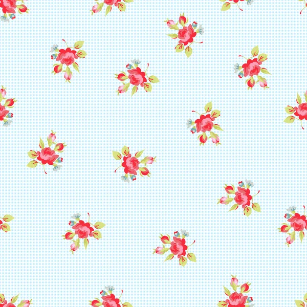 Modèle sans couture avec de petites fleurs — Image vectorielle