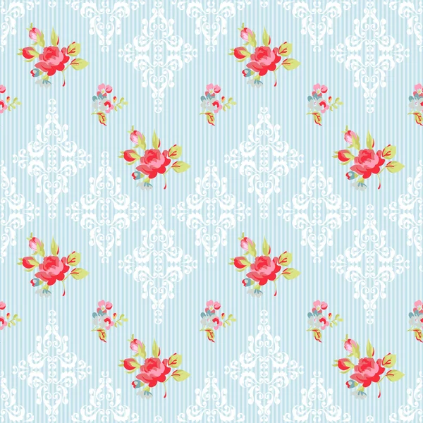 Seamless Pattern with little flowers — Stock Vector