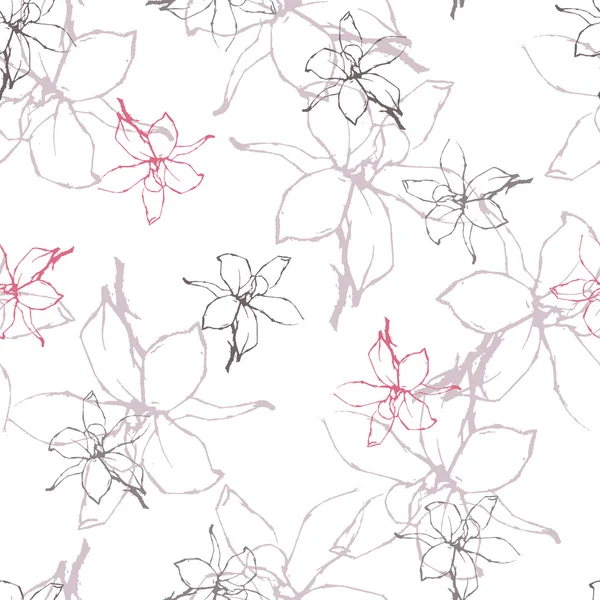 Kalem çiçekler ile Seamless Modeli