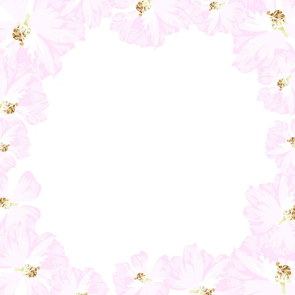 Patroon met pastel roze rozen — Stockvector