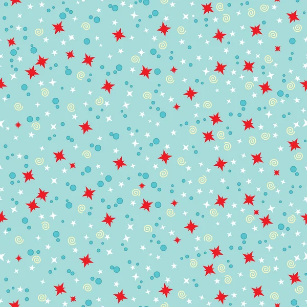 Modèle avec étoiles de Noël — Image vectorielle