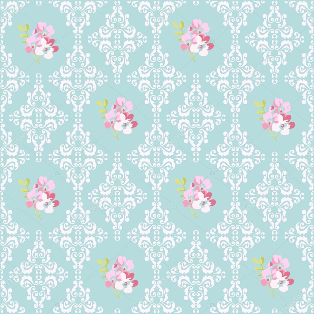 Seamless Pattern with little flowers