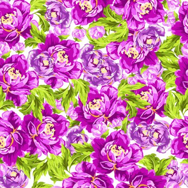 çiçek desenli peonies ile