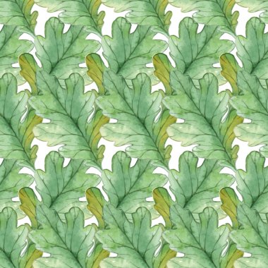 Meşe yapraklı pürüzsüz desen