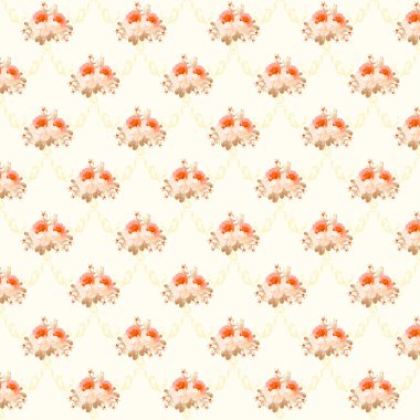 pastel Güllü desen