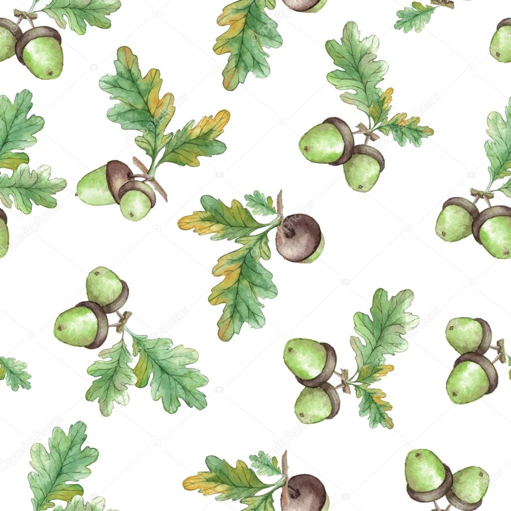 acorns Autumn design template