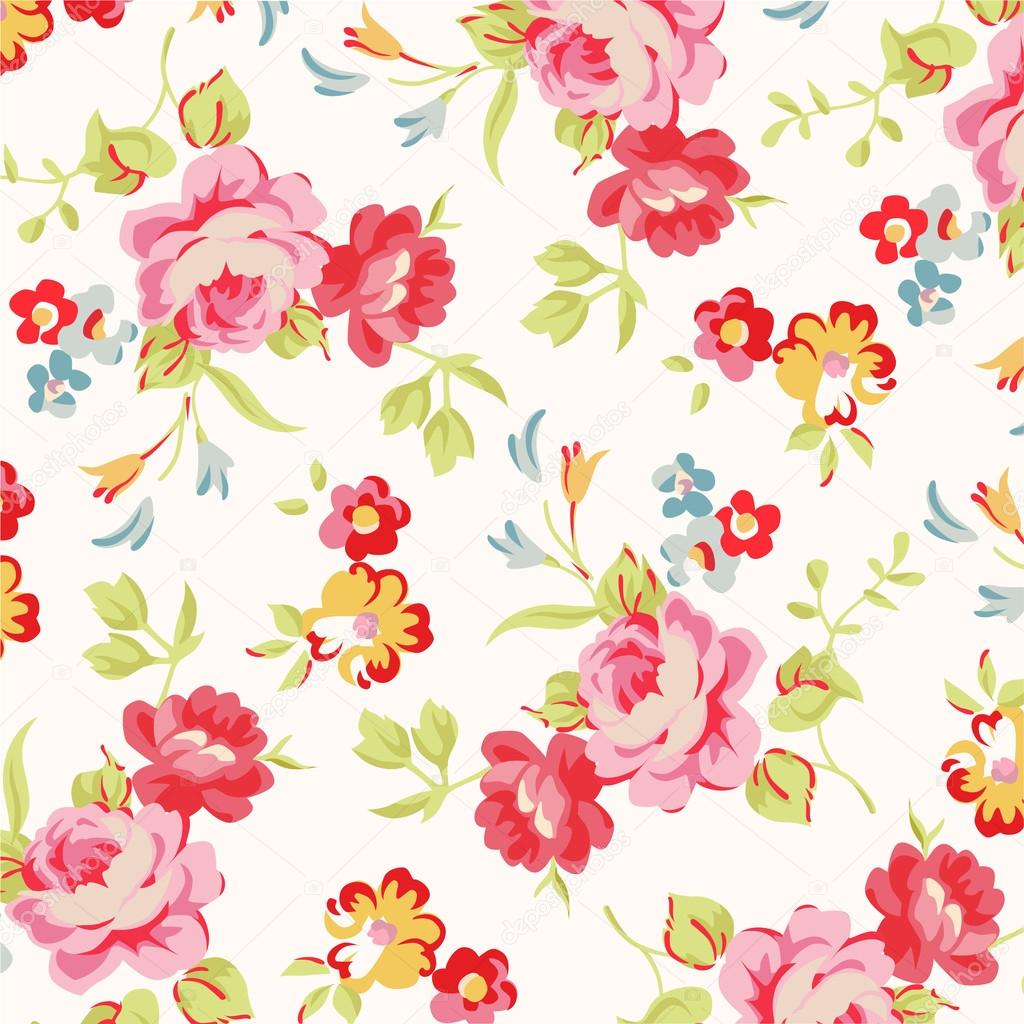 Beautiful floral seamless pattern.