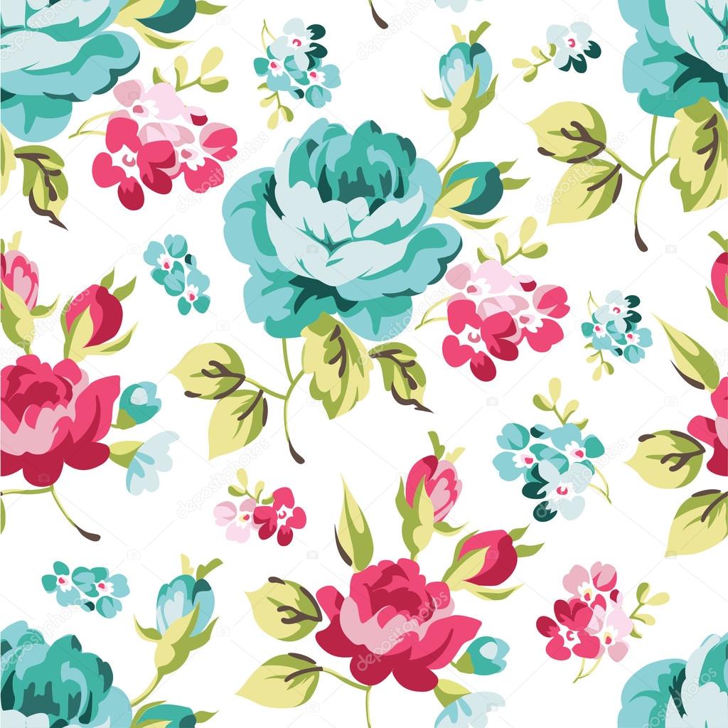 Beautiful floral seamless pattern.