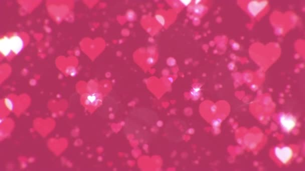 Fond abstrait de la Saint-Valentin, boucle .