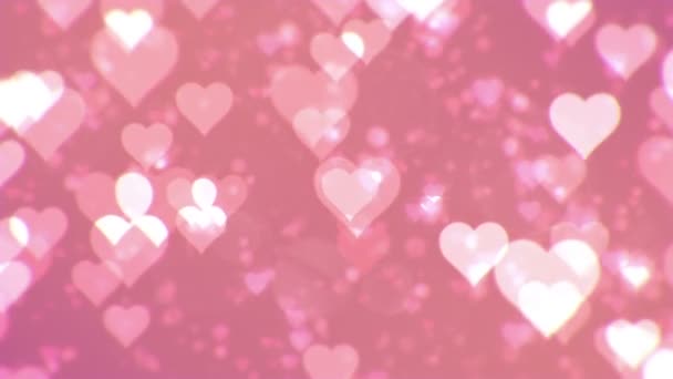 Fond abstrait de la Saint-Valentin, boucle .