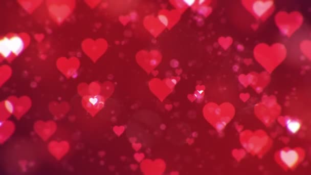 Fond abstrait de la Saint-Valentin, boucle .