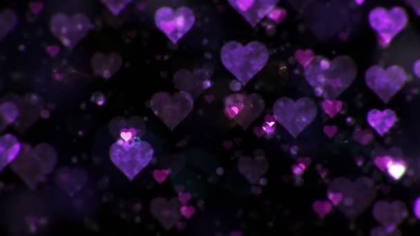 Fond abstrait de la Saint-Valentin, boucle .