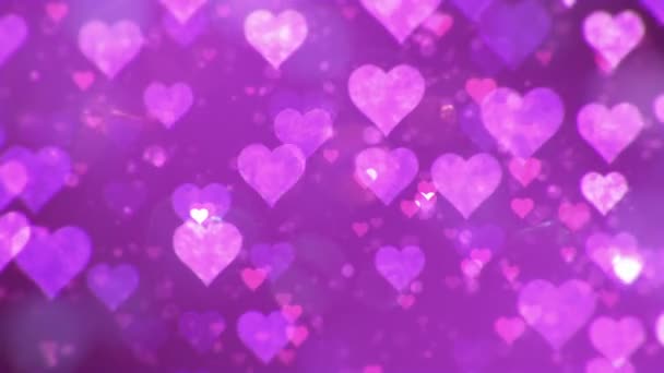 Fond abstrait de la Saint-Valentin, boucle .