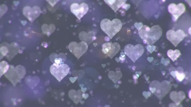 Valentine's day abstract background,loopable. — Stock Video