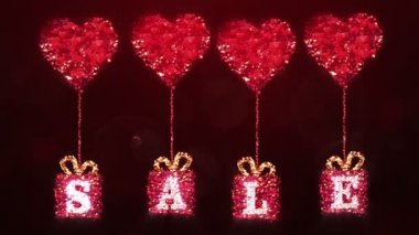 Sevgililer günü arka plan, loopable.