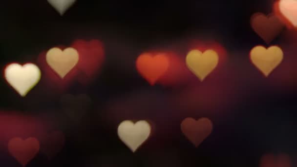 Saint Valentin fond abstrait, cœurs scintillants 