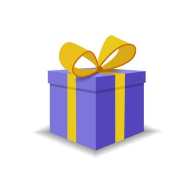 Hediye kutusu reverans emojisi hediye vektör doğum günü kurdele sembolü simgesi simgesi simgesi