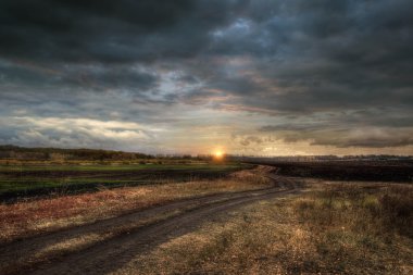 Sunset bulvarında yol büküm